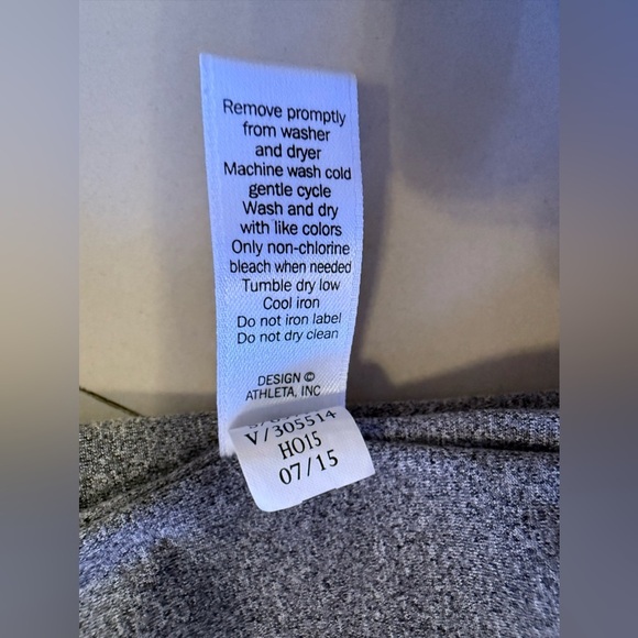 Athleta Featherweight Jogger Travel Sport Pants Black Full Lining Gray 4 - Picture 6 of 16